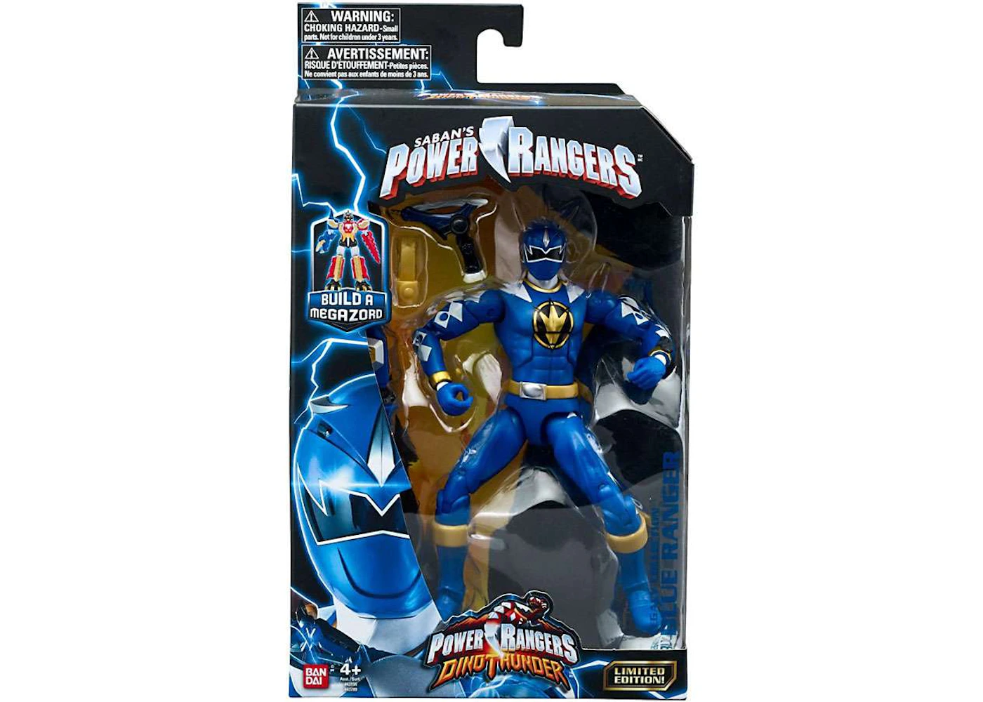 Bandai America Power Rangers Legacy Build A Megazord Blue Ranger DT ...