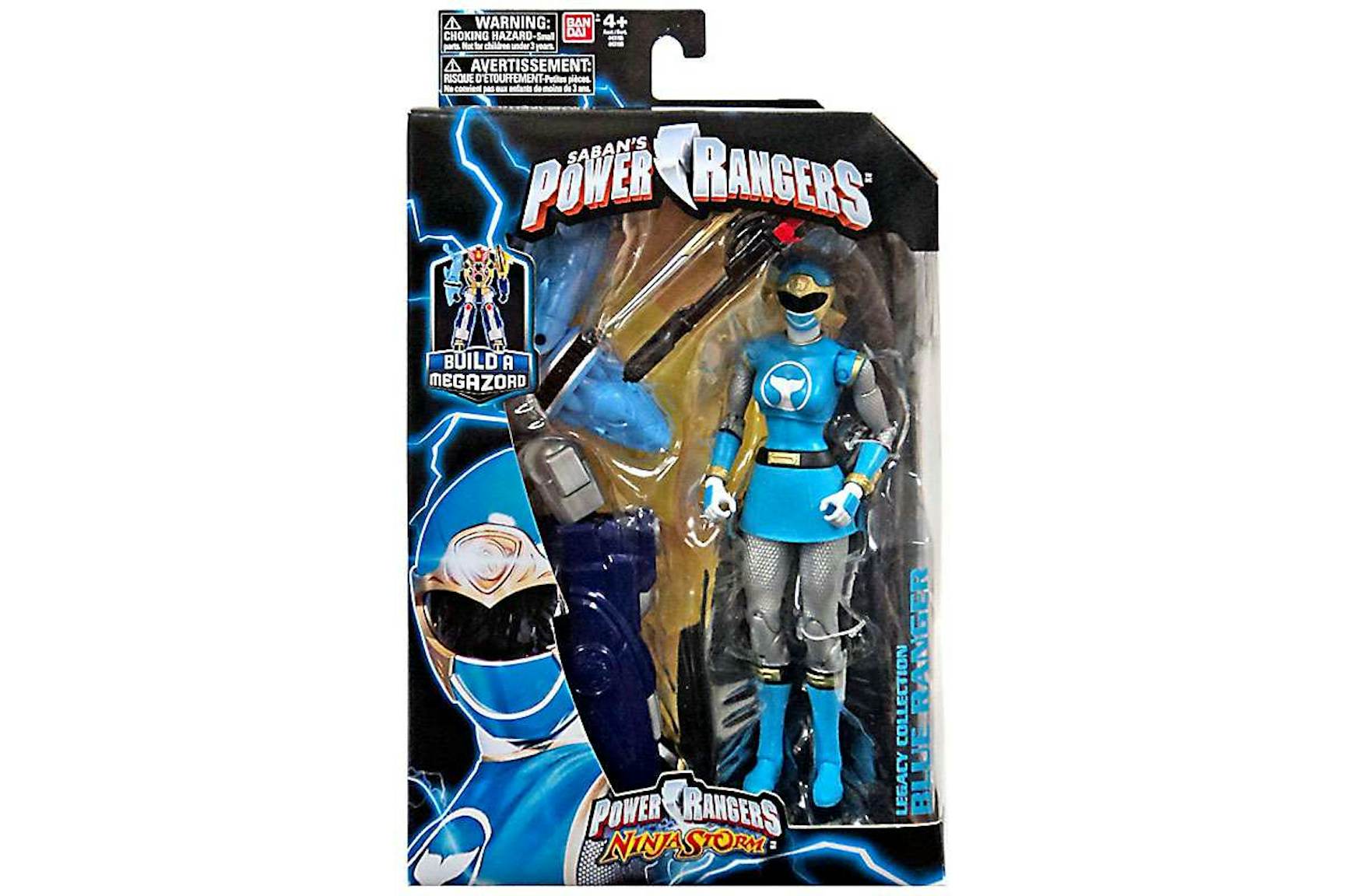 Bandai America Power Rangers Legacy Build A Megazord Blue Ranger NS ...