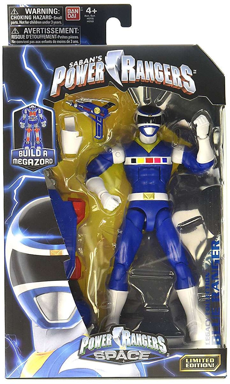 Bandai America Power Rangers Legacy Build A Megazord Blue Ranger PRIS  Action Figure