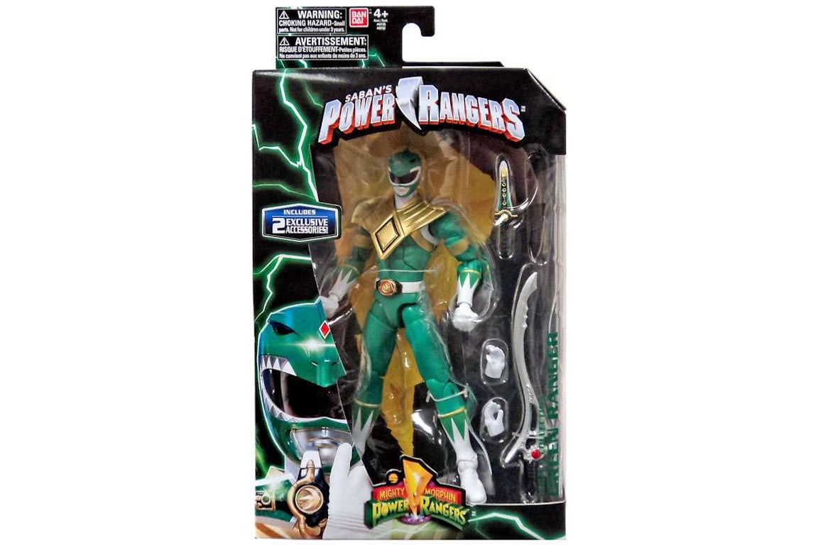 Bandai America Power Rangers Legacy Build A Megazord Green Ranger MMPR Action Figure