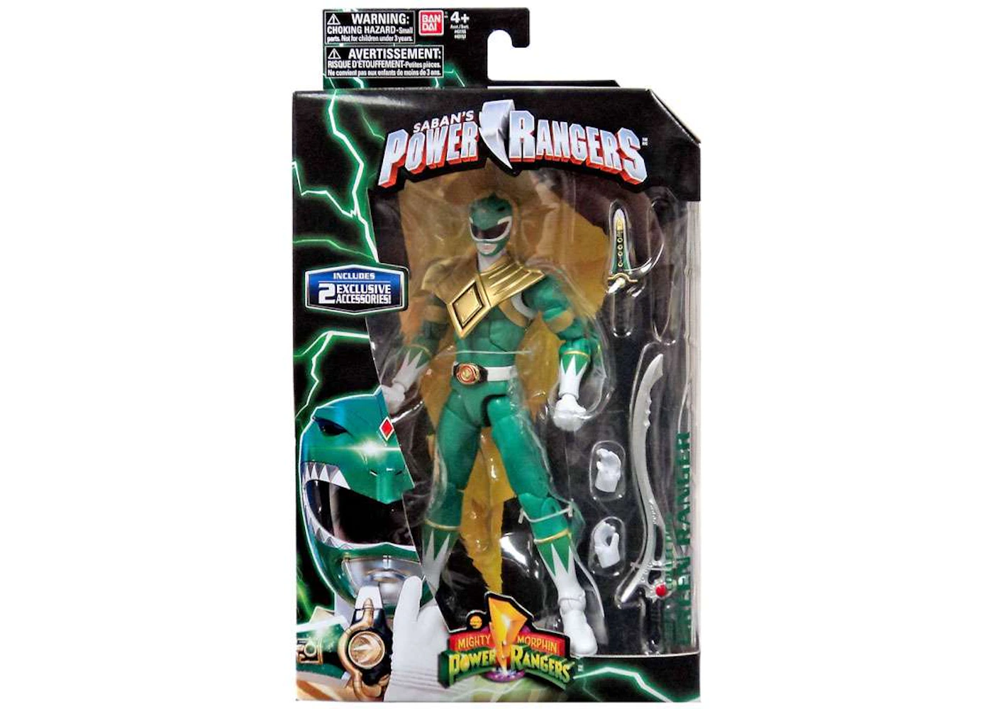 Bandai America Power Rangers Legacy Build A Megazord Green Ranger MMPR ...