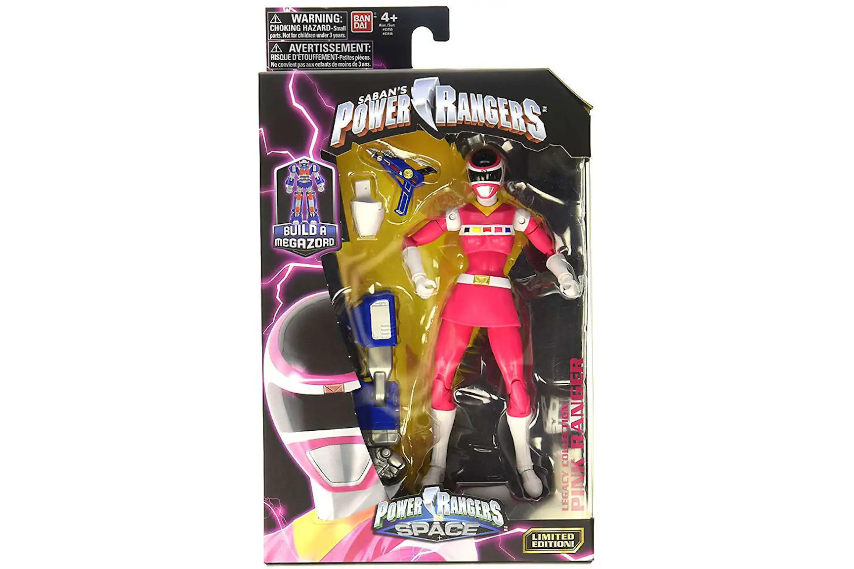 Bandai America Power Rangers Legacy Build A Megazord Pink Ranger PRIS ...