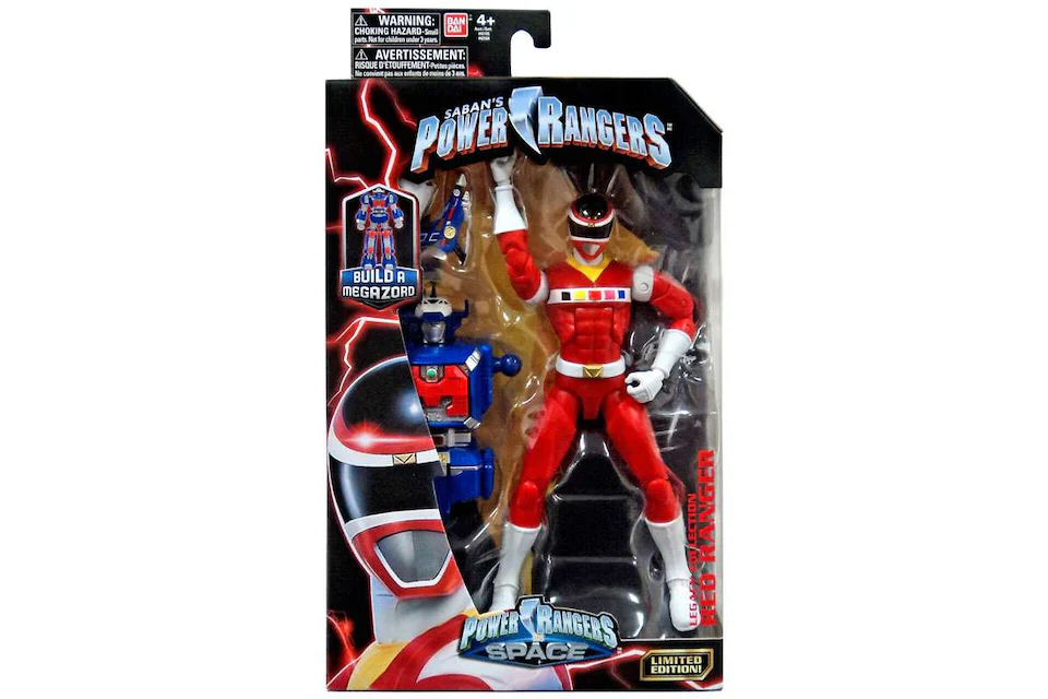 Bandai America Power Rangers Legacy Build A Megazord Red Ranger PRIS Action Figure