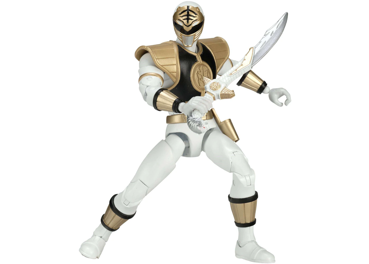 Bandai America Power Rangers Legacy Build A Megazord White Ranger MMPR ...