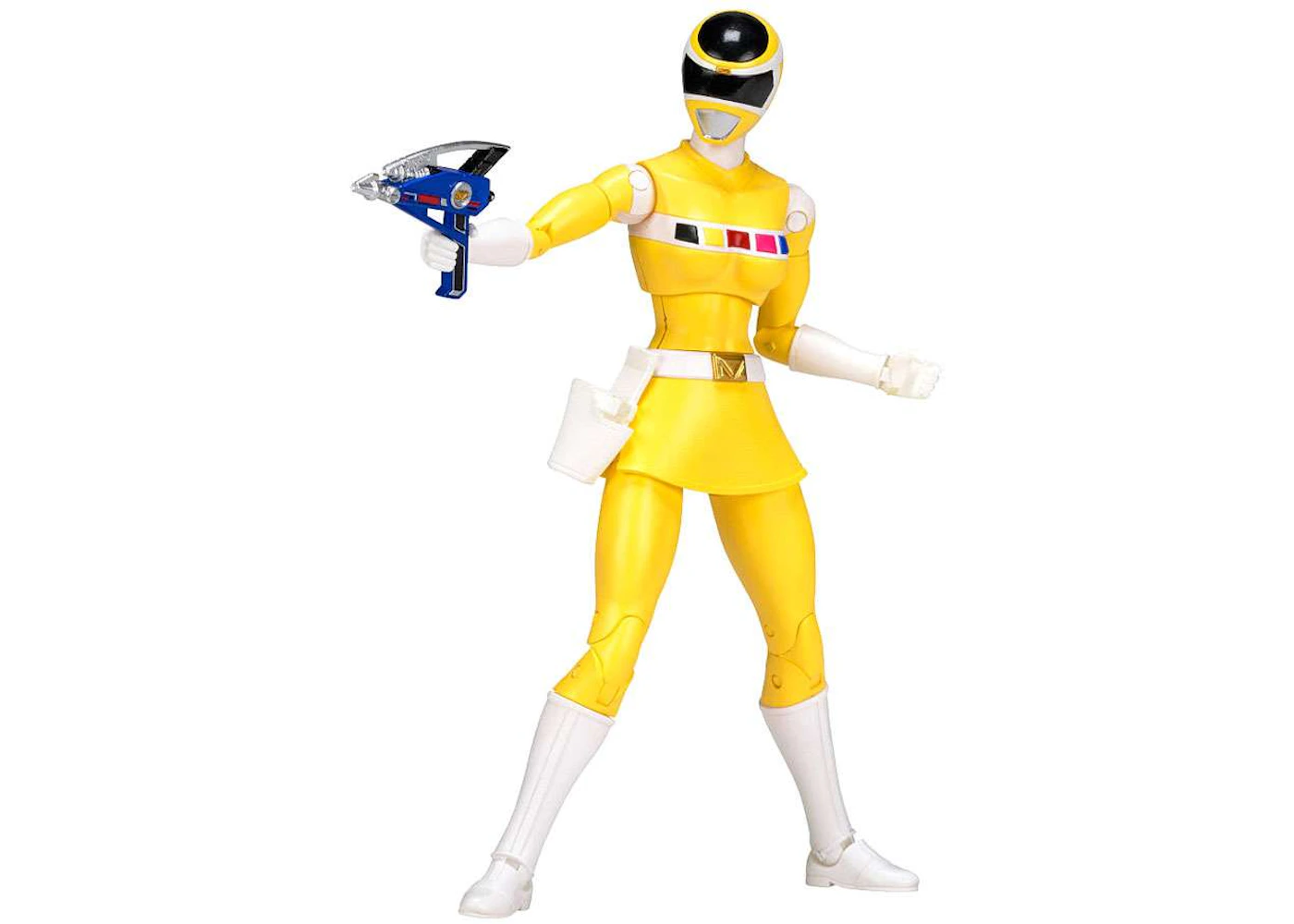 Bandai America Power Rangers Legacy Build A Megazord Yellow Ranger PRIS ...
