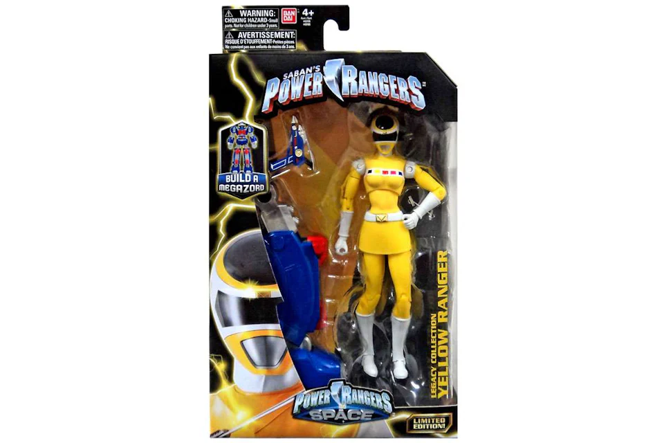 Bandai America Power Rangers Legacy Build A Megazord Yellow Ranger PRIS Action Figure