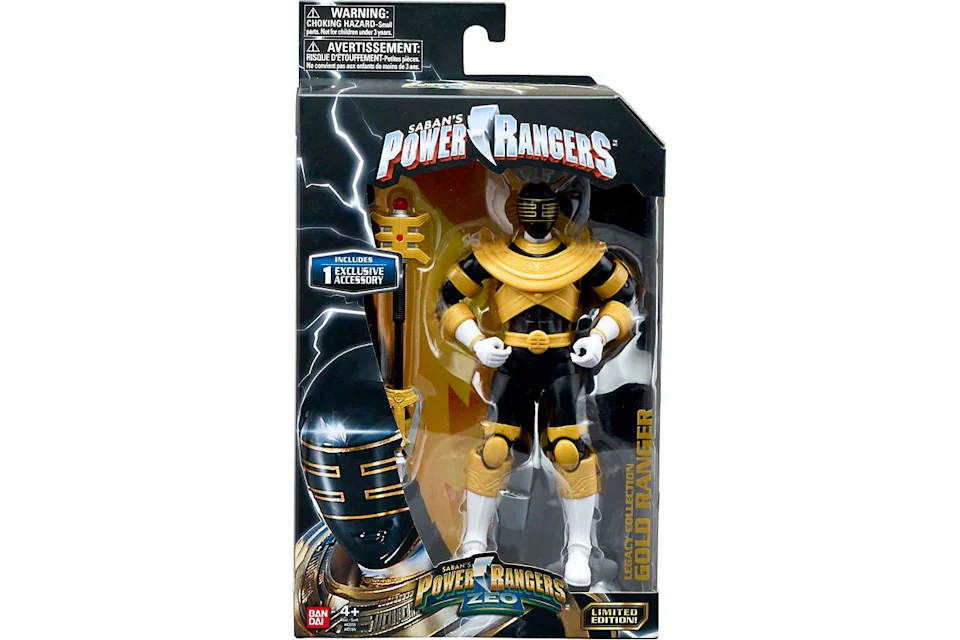 Bandai America Power Rangers Legacy Gold Ranger ZEO Action Figure