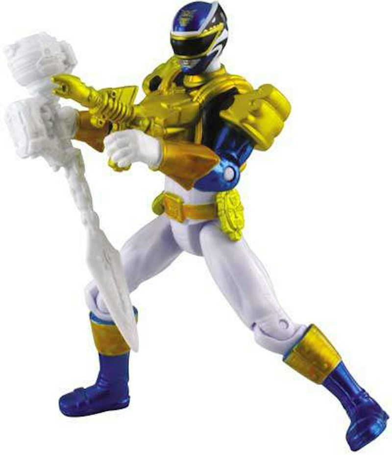 Bandai America Power Rangers Megaforce Ultra Metallic Force Blue Ranger ...