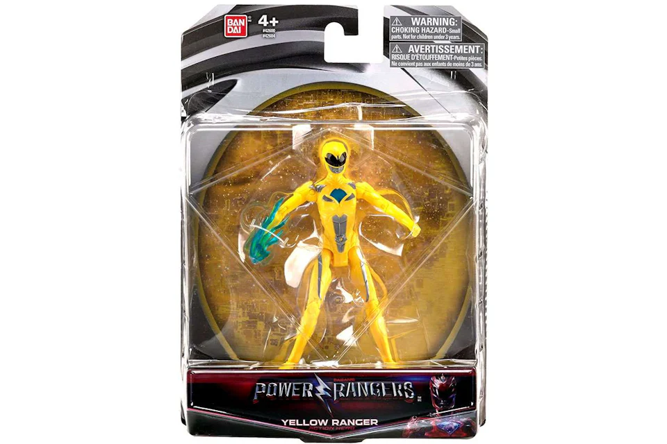 Bandai America Power Rangers Movie Yellow Ranger Action Figure