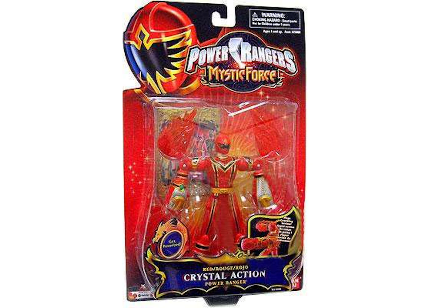 Figurine Power Ranger Power Ranger Mystic Force Rouge Crystal Action de ...