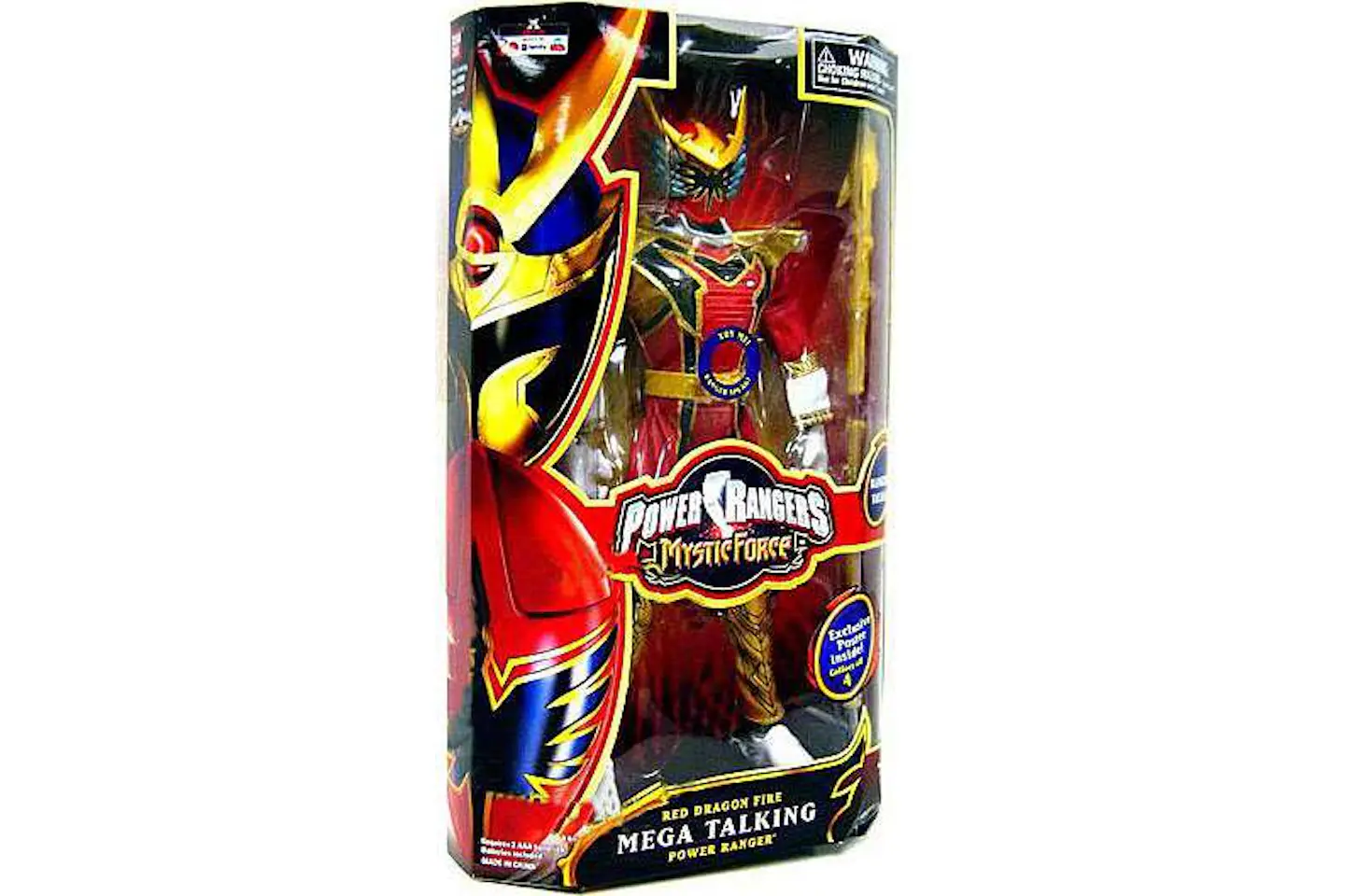 Bandai America Power Rangers Mystic Force Red Dragon Fire Mega Talking ...