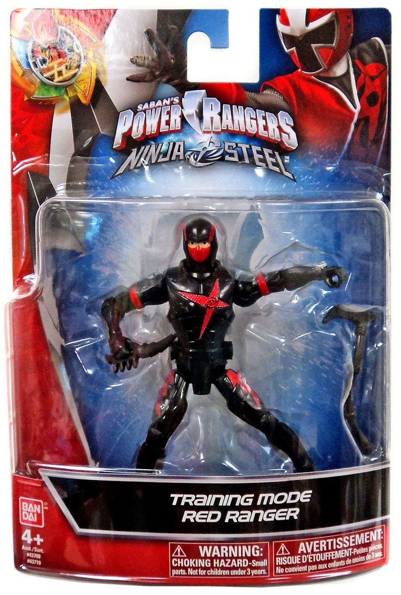 Power rangers ninja cheap steel red ranger toy