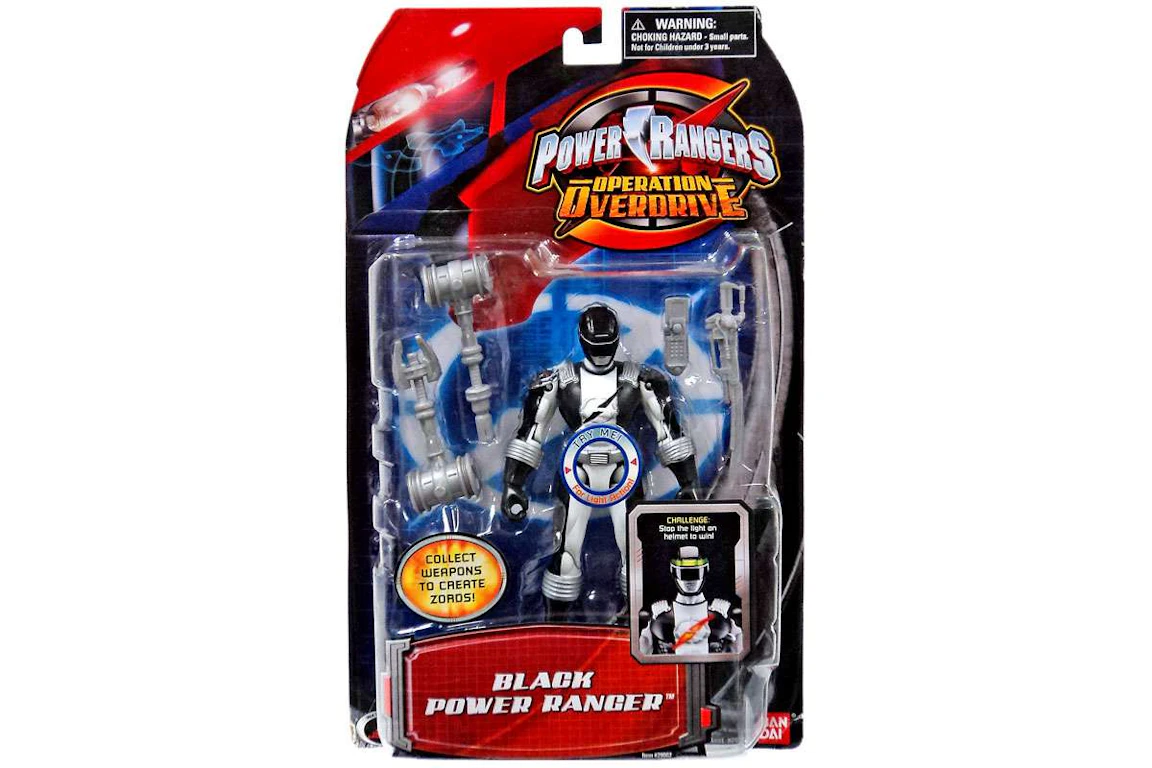 Bandai America Power Rangers Operation Overdrive Black Power Ranger Action Figure