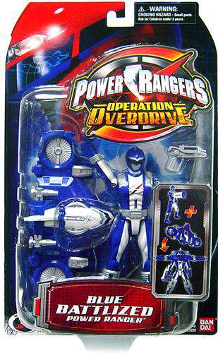 Bandai America Power Rangers Operation Overdrive Blue Battlized 