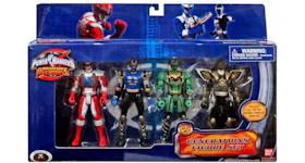 Bandai America Power Rangers Operation Overdrive Generations Action Figure 4-Pack