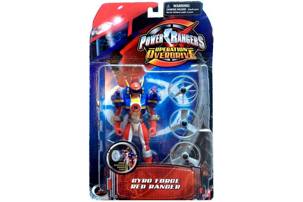 Bandai America Power Rangers Operation Overdrive Gyro Force Red Ranger Action Figure