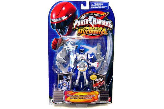 Bandai America Power Rangers Operation Overdrive Mission Response Blau Ranger Actionfigur