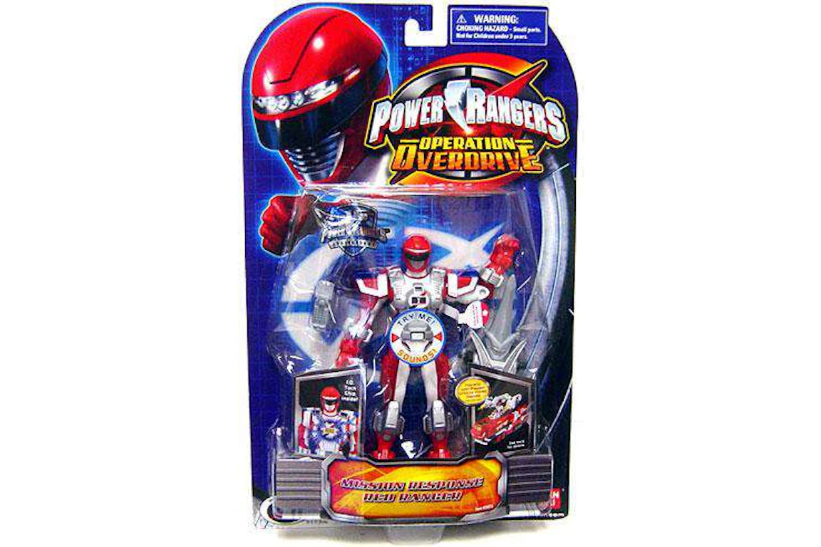 Bandai America Power Rangers Operation Overdrive Mission Response Red Ranger Action Figure