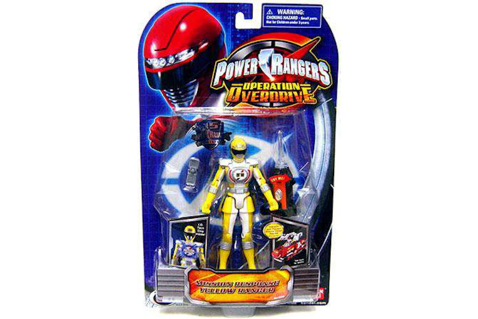 Bandai America Power Rangers Operation Overdrive Mission Response Yellow Ranger Action Figure