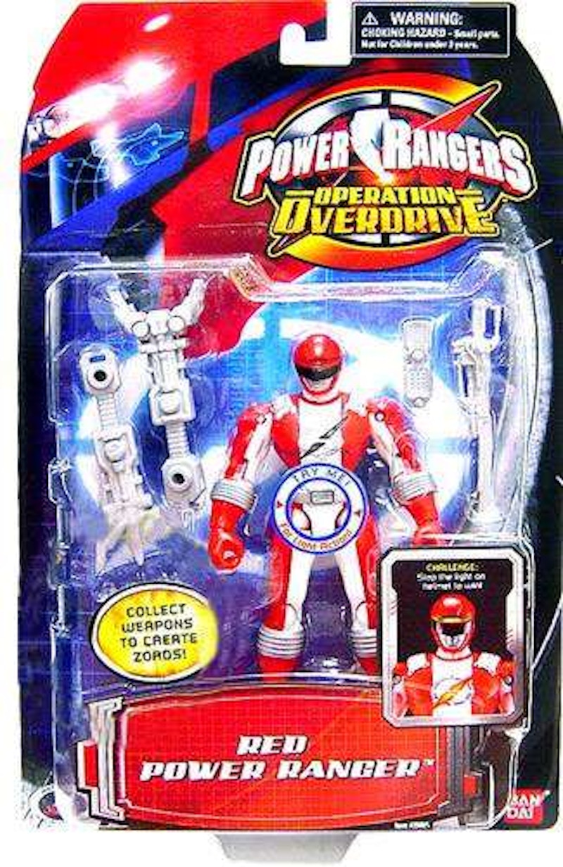 Bandai America Power Rangers Operation Overdrive Red Power Ranger Action  Figure