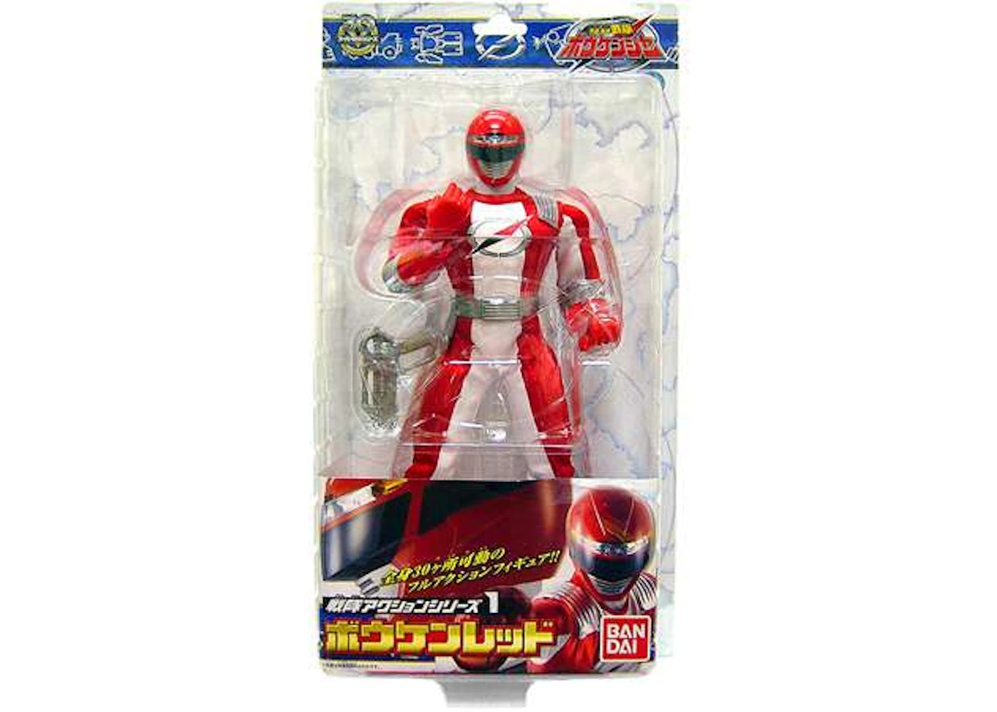 Bandai America Power Rangers Operation Overdrive Red Ranger Japanese ...