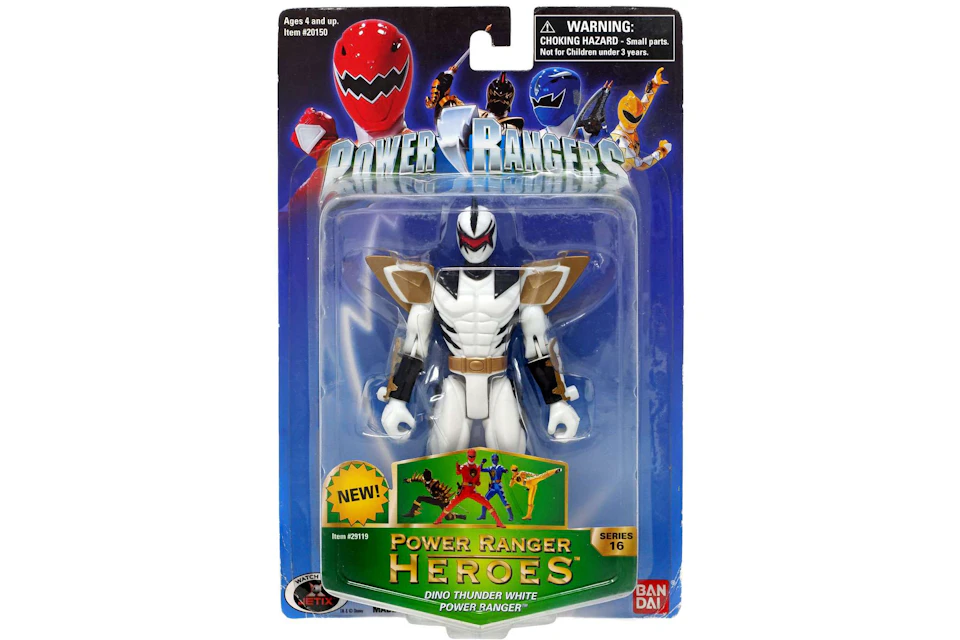 Para editar compromiso equivocado Bandai America Power Rangers Power Ranger Heroes Series 16 Dino Thunder  White Ranger Action Figure - ES