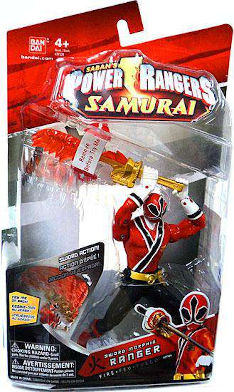 Bandai America Power Rangers Samurai Sword Morphin Ranger Fire