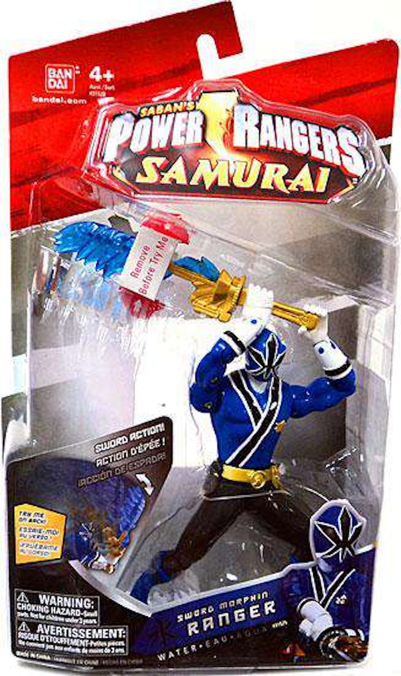 Bandai America Power Rangers Samurai Sword Morphin Ranger Water Action  Figure