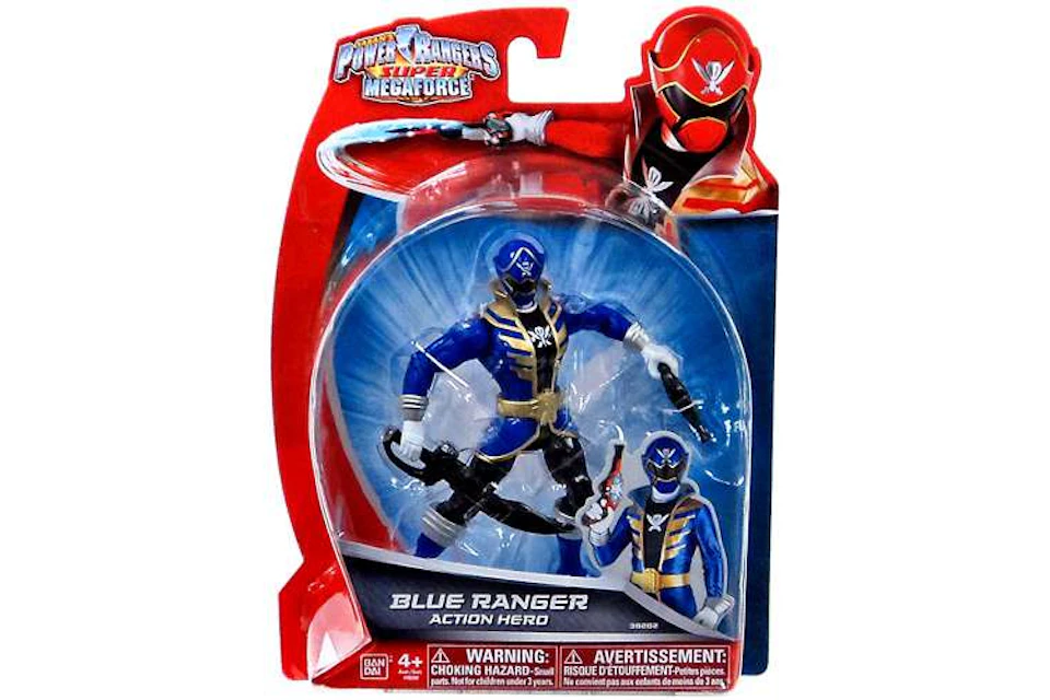 Bandai America Power Rangers Super Megaforce Blue Ranger Action Hero ...