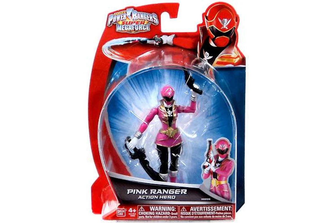 Bandai America Power Rangers Super Megaforce Pink Ranger Action Hero Action Figure