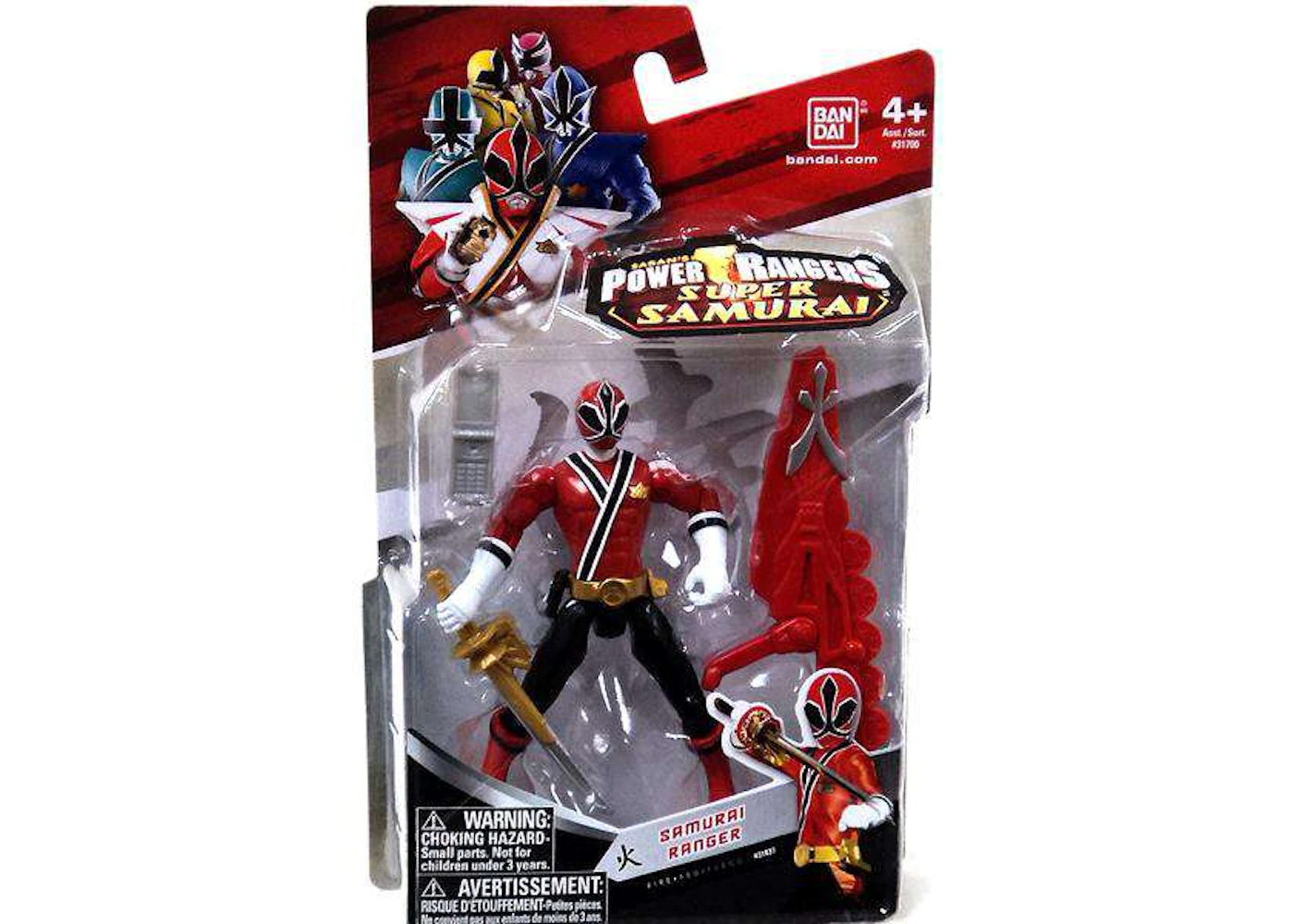 Bandai America Power Rangers Super Samurai Samurai Ranger Fire Action ...