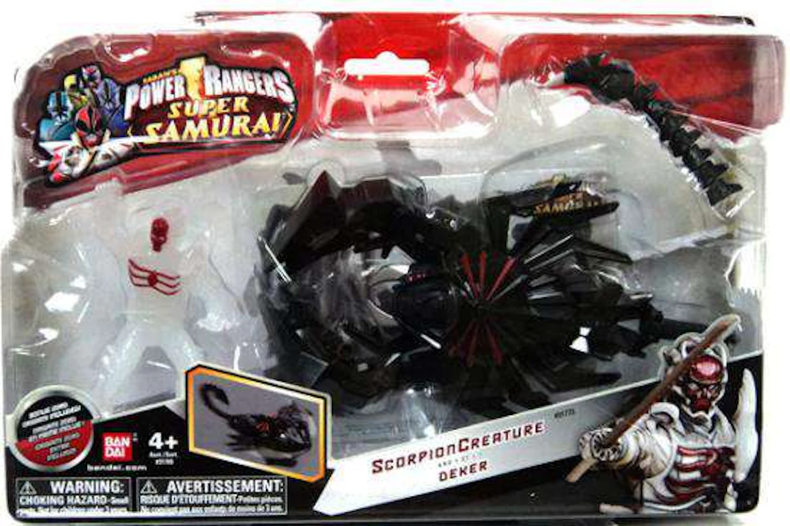 Bandai America Power Rangers Super Samurai Scorpion Creature & Deker Action Figure