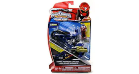Bandai America Power Rangers Zord Builder Time Force Cycle & Blue Ranger Action Figure