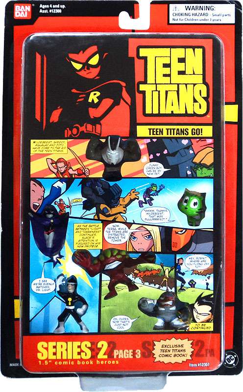 Bandai America Teen Titans Comic Book Heroes Series 2 Page 3 Exclusive  Exclusive Figure Pack - JP