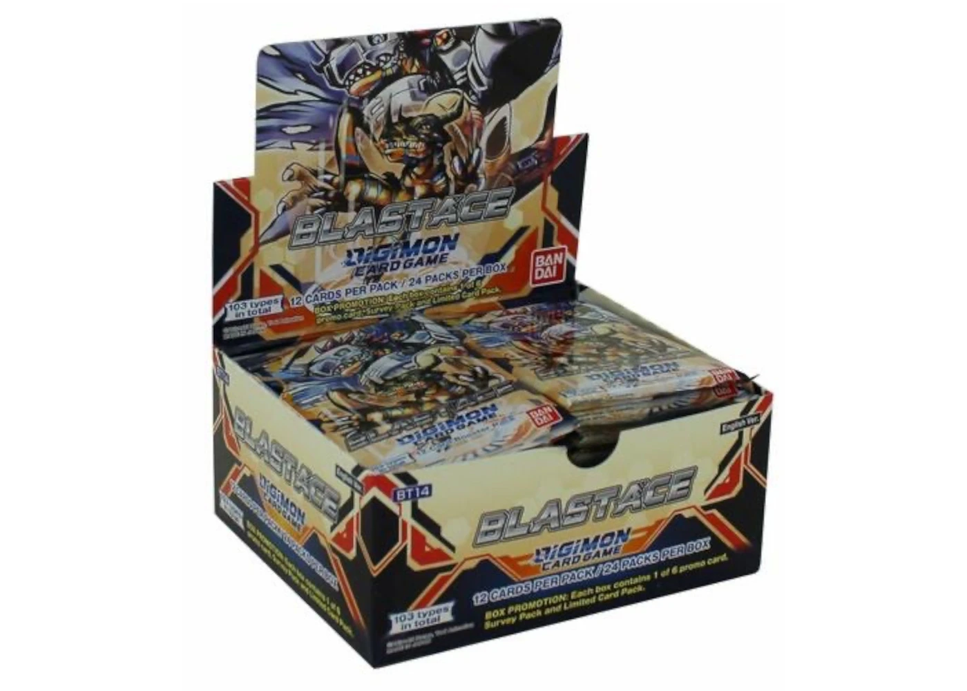 Juego de cartas Bandai Digimon Blast Ace Booster Box - MX Juego de cartas Bandai Digimon Blast Ace Booster Box - MX