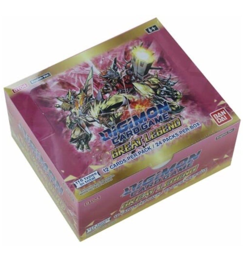 Bandai Digimon Card Game Great Legend Booster Box - GB Bandai Digimon Card Game Great Legend Booster Box - GB