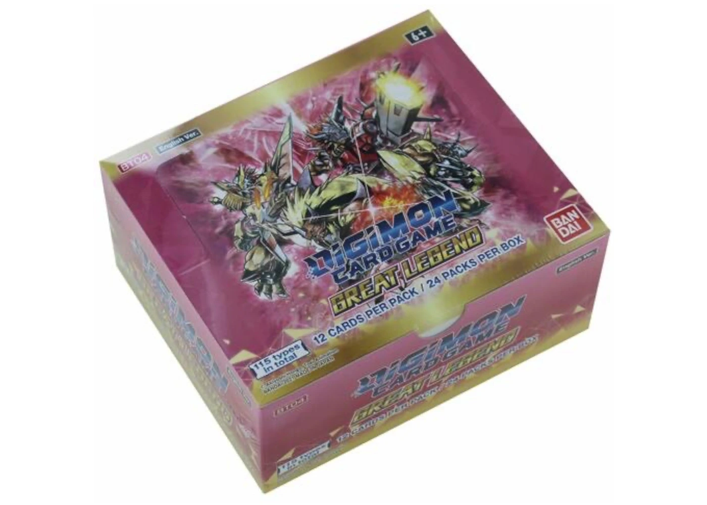 Bandai Digimon Card Game Great Legend Booster Box - US