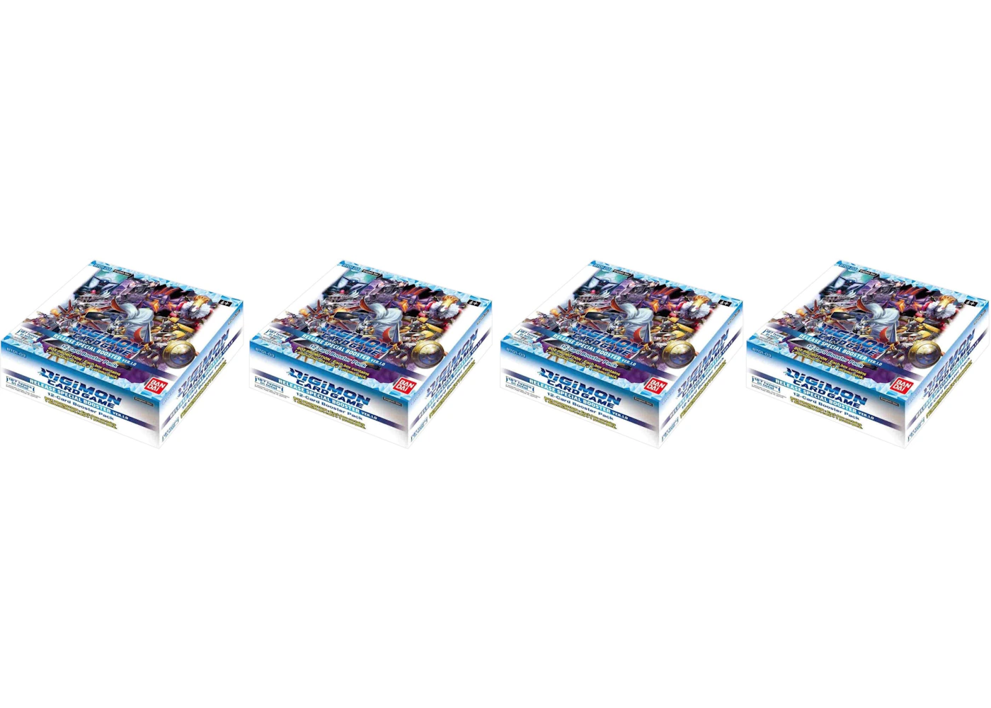 Bandai Digimon Release Special (BT01-03A) Booster Box 4x Lot - GB Bandai Digimon Release Special (BT01-03A) Booster Box 4x Lot - GB