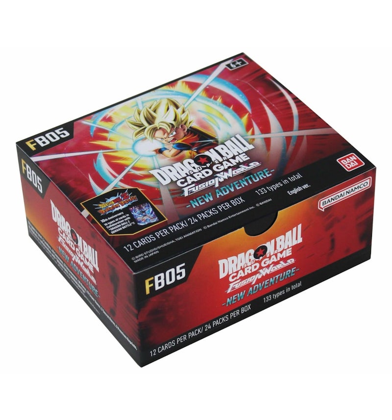 Bandai Dragon Ball Super TCG: Fusion World - New Adventure Booster Box - US Bandai Dragon Ball Super TCG: Fusion World - New Adventure Booster Box - US