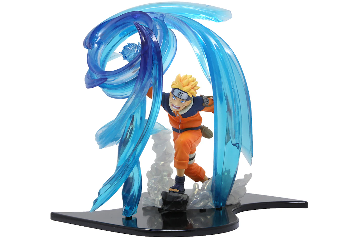 Bandai Figuarts Zero Naruto Shippuden Kizuna Relation Naruto Uzumaki Rasengan Action Figure Blue & Orange