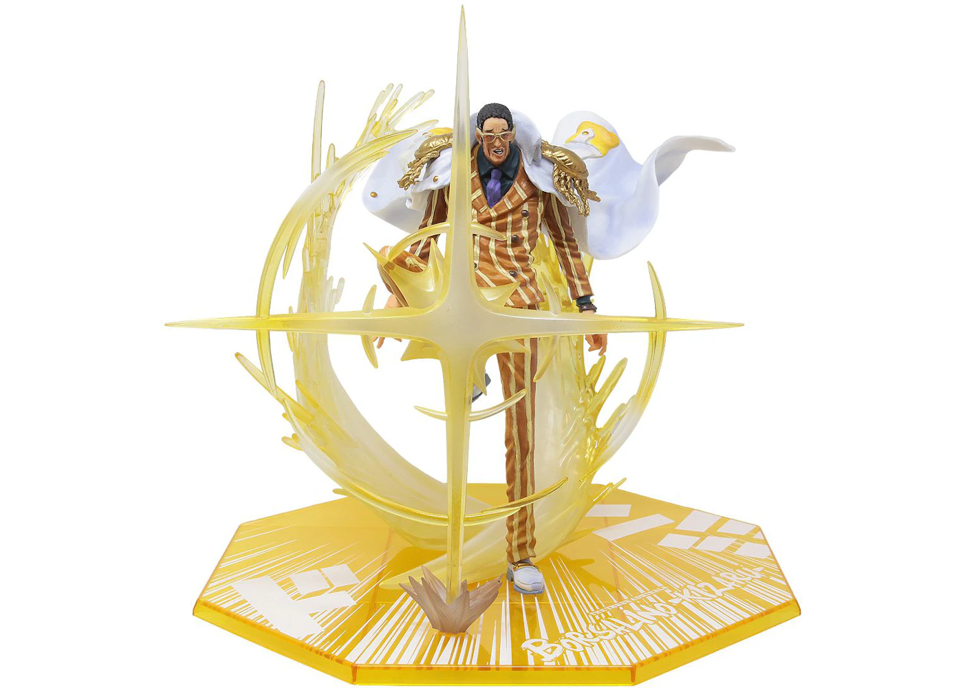 Bandai Figuarts Zero One Piece The Three Admirals Borsalino Kizaru Action Figure Yellow Bandai Figuarts Zero One Piece The Three Admirals Borsalino Kizaru Action Figure Yellow