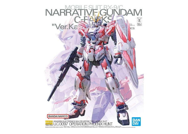 Bandai Gundam 1/100 MG RX-9/C Narrative Gundam Ver.Ka Model Kit