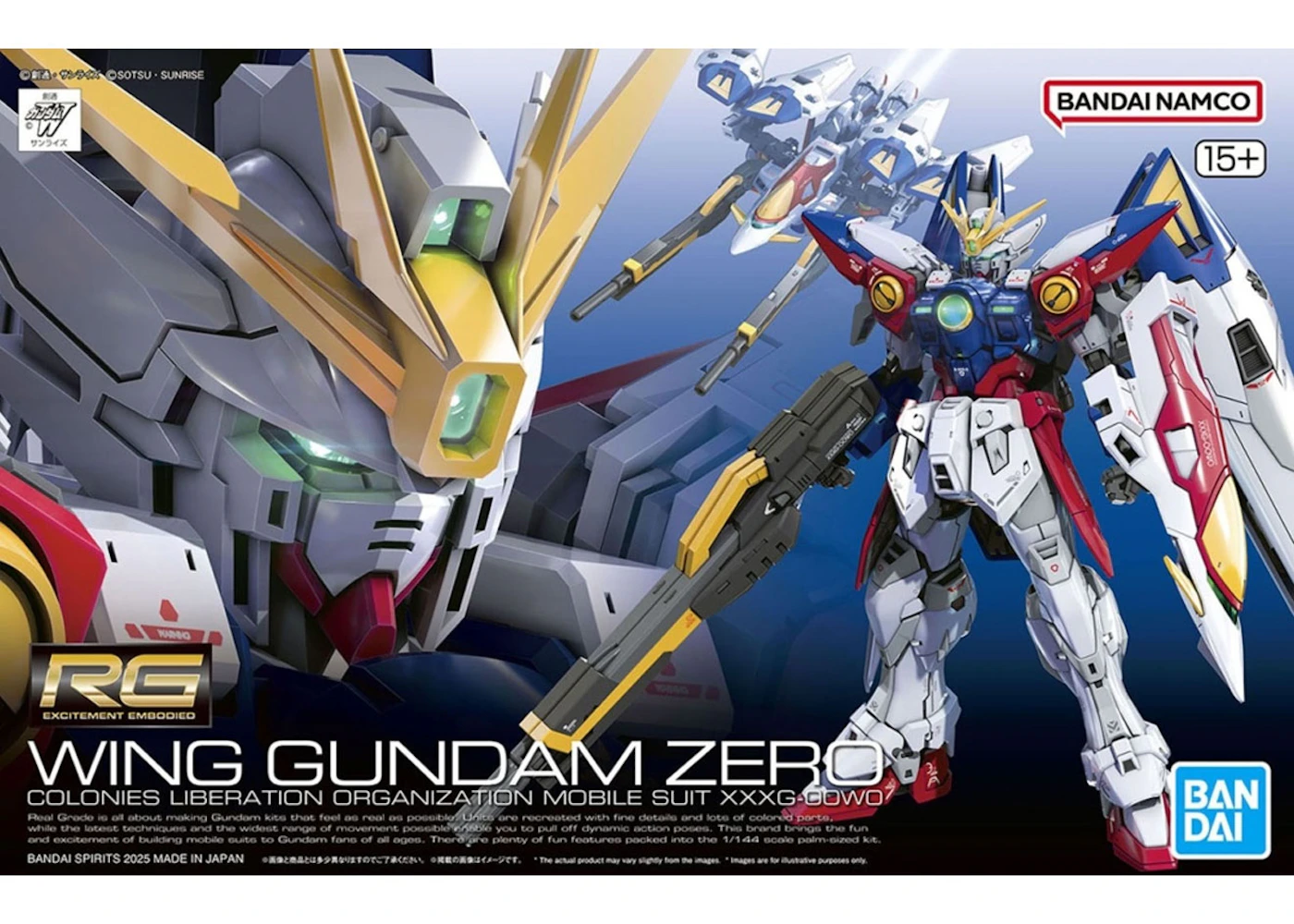 Bandai Gundam 1/144 RG Wing Gundam Zero Model Kit Figure (2025) - US