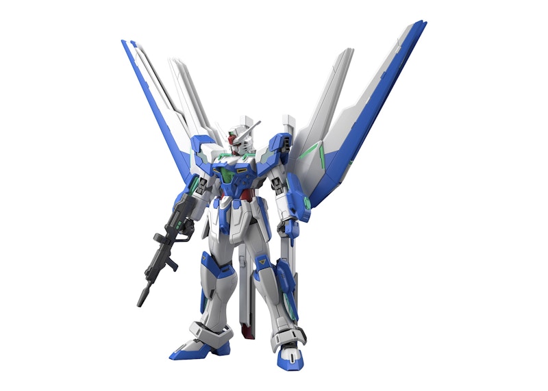 blue and white gundam