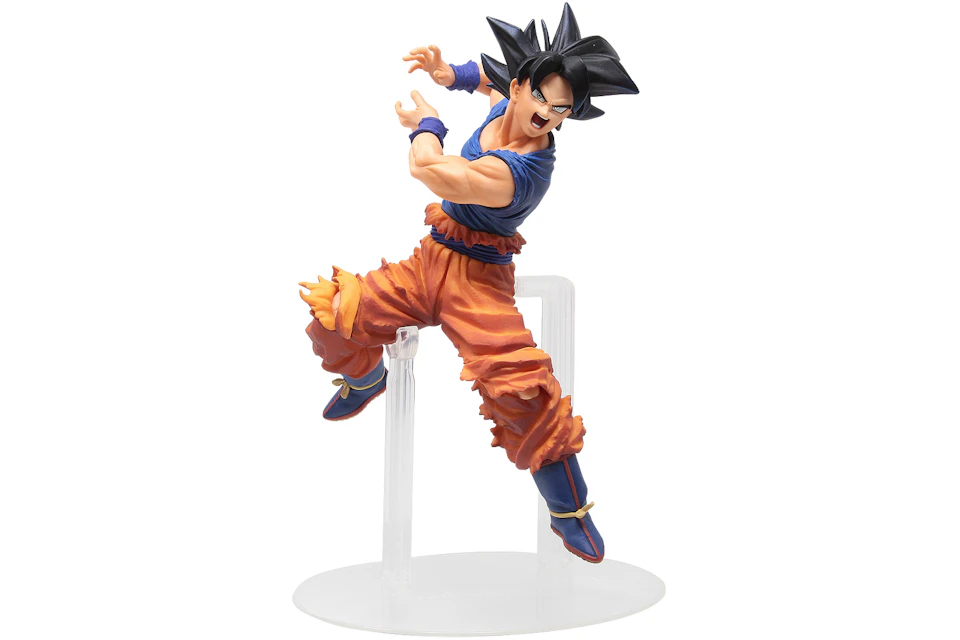 Bandai Ichiban Kuji Dragon Ball Dokkan Battle Son Goku Ultra Instinct Action Figure Orange