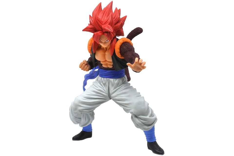  Bandai Ichiban Kuji Dragon Ball Heroes Gogeta GT Super Saiyan Figura de acción roja