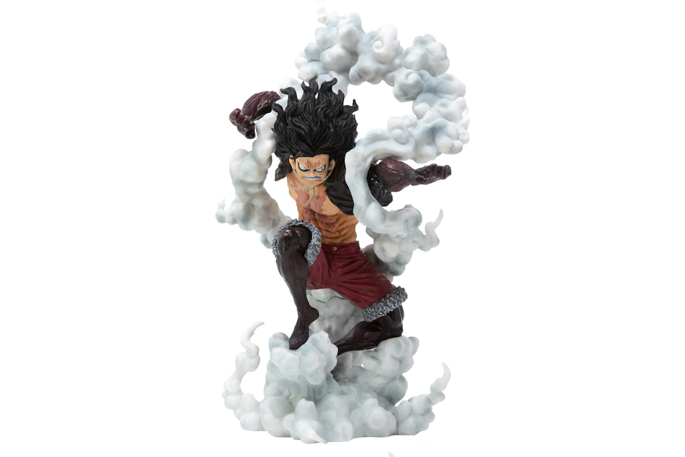 Bandai Ichiban Kuji One Piece Luffy Gear 4 Snakeman Battle Memories Action Figure Red White Bandai Ichiban Kuji One Piece Luffy Gear 4 Snakeman Battle Memories Action Figure Red White
