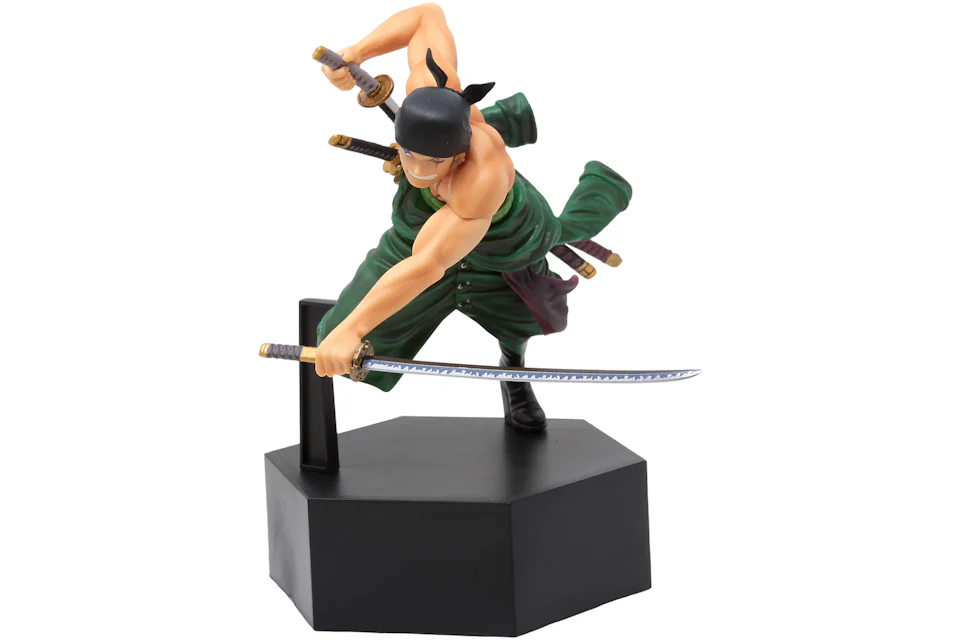 Bandai Ichiban Kuji One Piece Roronoa Zoro Battle Memories Action Figure Green