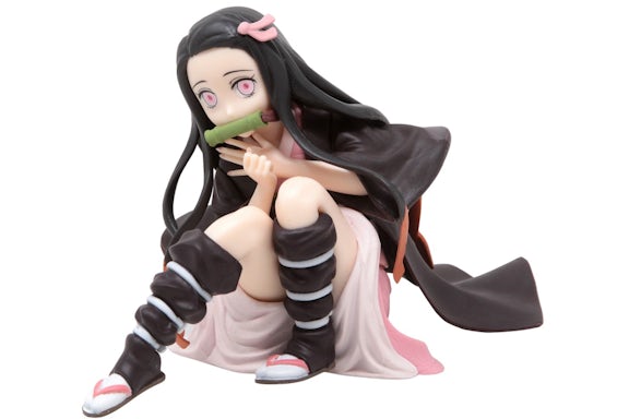 Bandai Ichibansho Demon Slayer Kimetsu no Yaiba Nezuko Kamado Tengen Uzui ya está aquí! Repetición de la figura Rosa