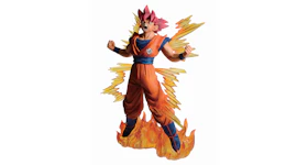 Bandai Ichibansho Dragon Ball Super Super Sayan God Goku Action Figure Orange